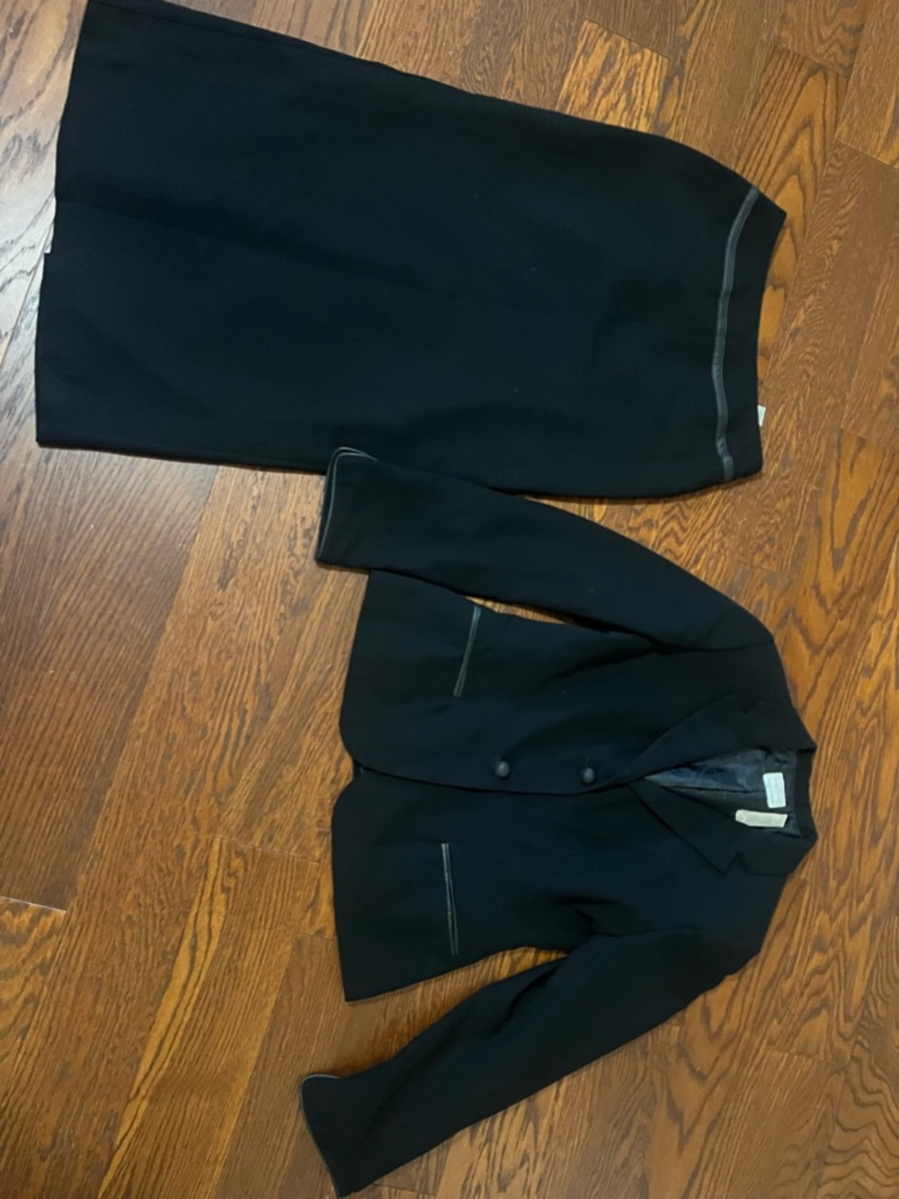 Emma James Black Skirt Suit Set